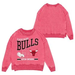 NBA Chicago Bulls Kids' Crew Fleece Sweatshirt - XL