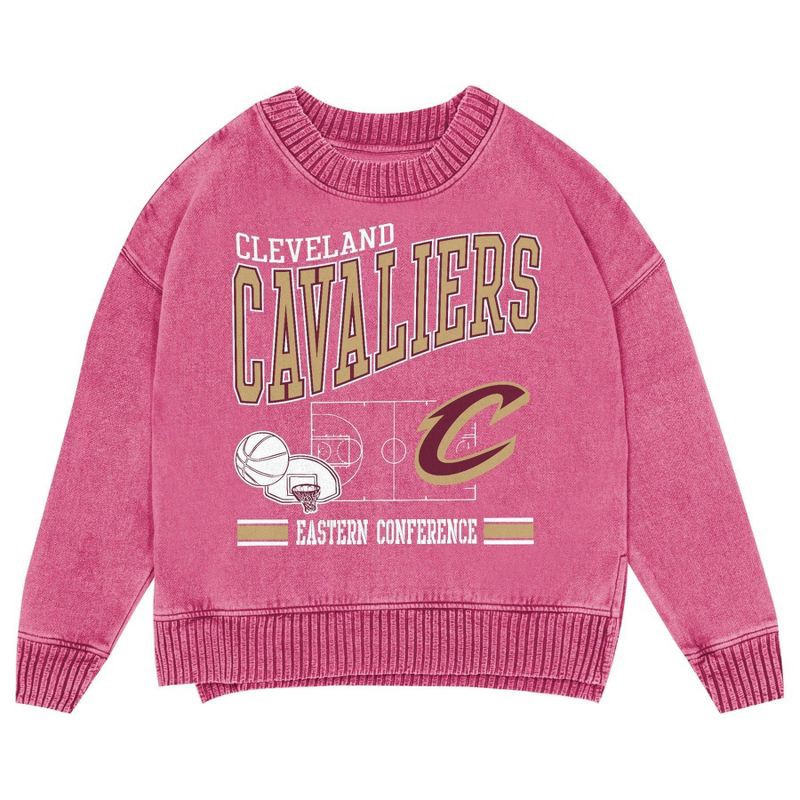 slide 2 of 3, NBA Cleveland Cavaliers Kids' Crew Fleece Sweatshirt - M, 1 ct