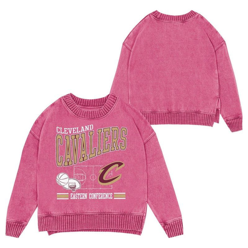 slide 1 of 3, NBA Cleveland Cavaliers Kids' Crew Fleece Sweatshirt - L, 1 ct