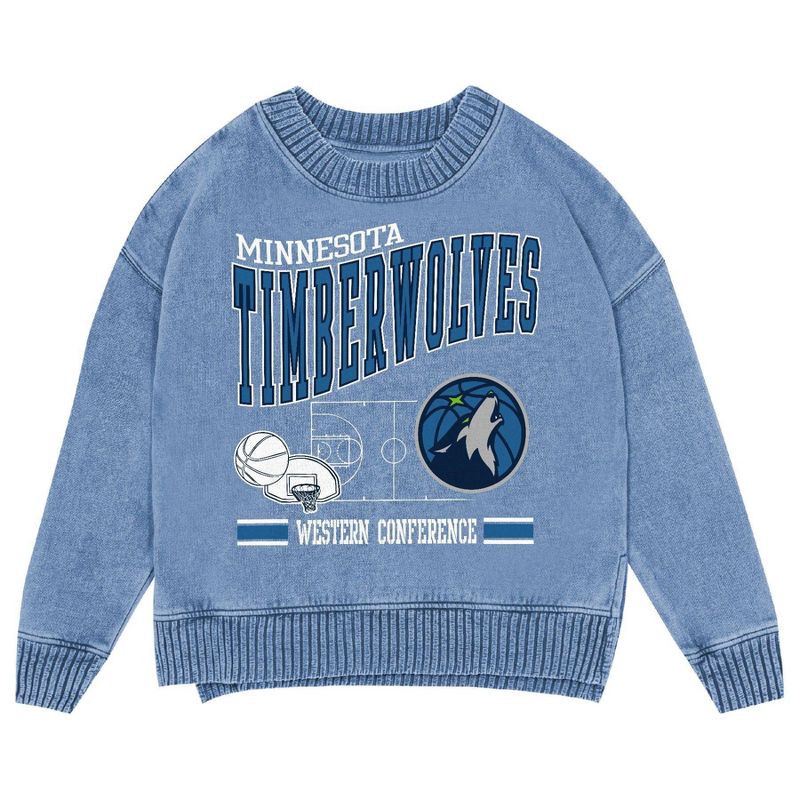 slide 2 of 3, NBA Dallas Mavericks Kids' Crew Fleece Sweatshirt - L, 1 ct