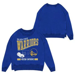 NBA Golden State Warriors Kids' Crew Fleece Sweatshirt - XL
