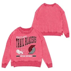 NBA Portland Trail Blazers Kids' Crew Fleece Sweatshirt - M