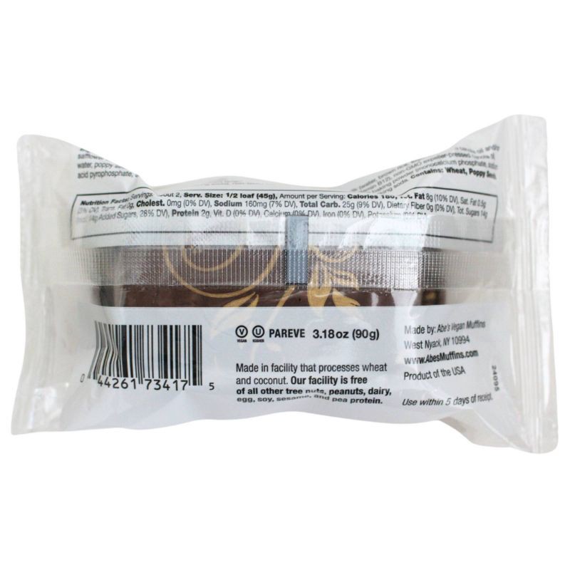 slide 2 of 4, Abe's Lemon Poppy Mini Pound Cake - 3.18oz, 3.18 oz