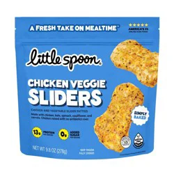 Little Spoon Chicken Veggie Sliders - Frozen Kids' Food - 9.8oz