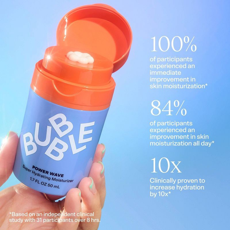 slide 3 of 6, Bubble Skincare Power Wave Super Hydrating Face Moisturizer - 1.7 fl oz, 1.7 fl oz