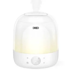 DREO Smart Humidifier with Customizable RGB Light, Top Fill, Ultra Quiet 28dB for Bedroom – 0.8gal