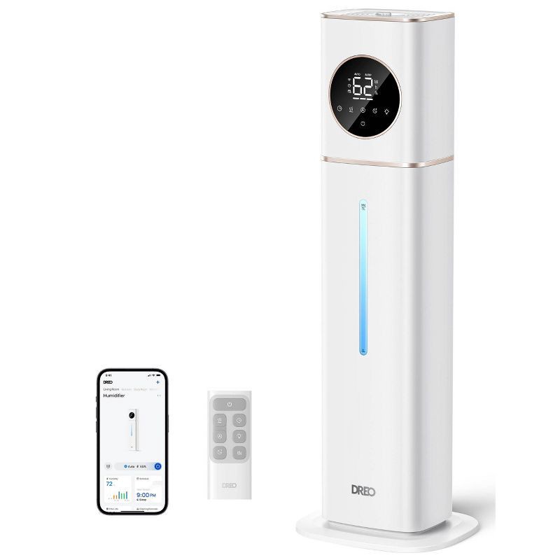 slide 2 of 9, DREO 3gal 100H Smart Cool Mist Air Humidifier for Large Room up to 700 sq ft, 11 liter