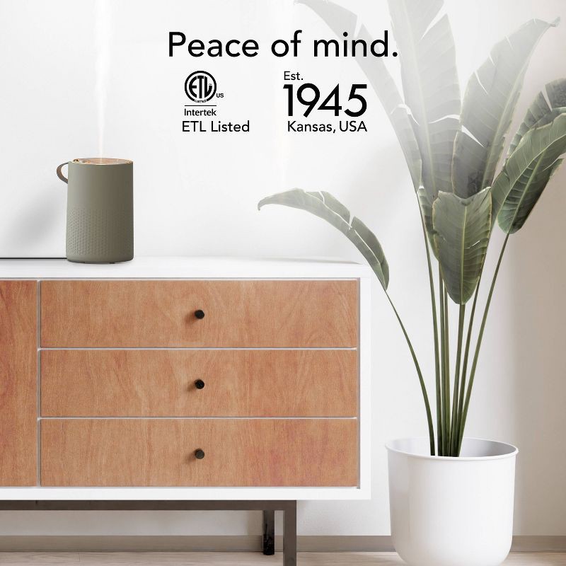 slide 5 of 7, Vornado VOTIV 4 Ultrasonic Humidifier Sage Green, 1 ct