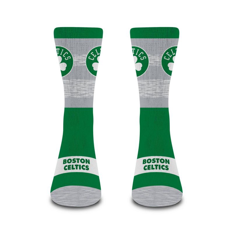 slide 2 of 3, NBA Boston Celtics Mixer Crew Socks - Large, 1 ct