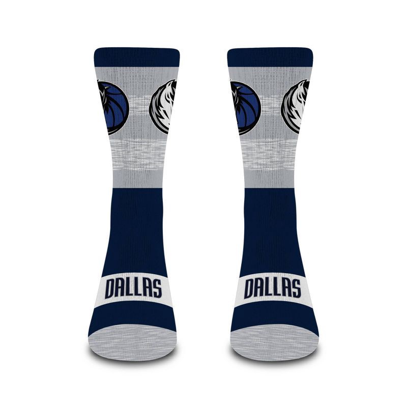 slide 2 of 3, NBA Dallas Mavericks Mixer Crew Socks - Large, 1 ct