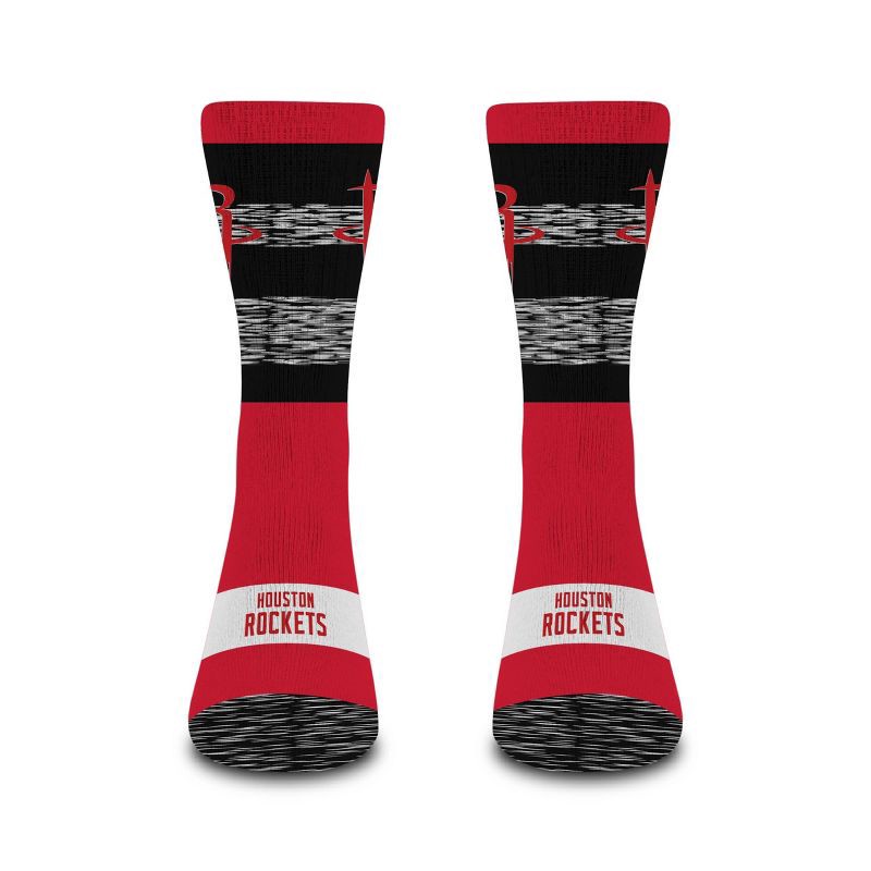 slide 2 of 3, NBA Houston Rockets Mixer Crew Socks - Large, 1 ct