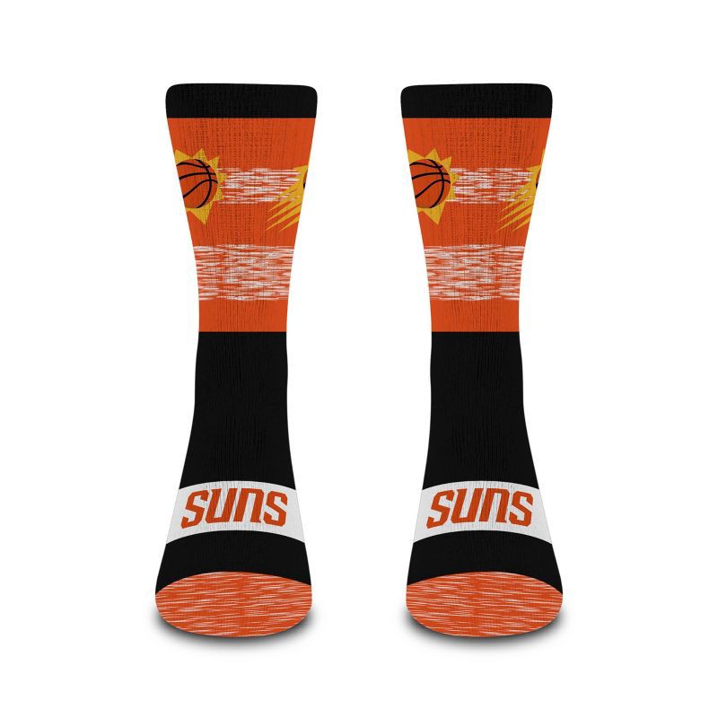 slide 2 of 3, NBA Phoenix Suns Mixer Crew Socks - Large, 1 ct