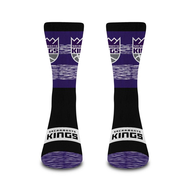 slide 2 of 3, NBA Sacramento Kings Mixer Crew Socks - Large, 1 ct
