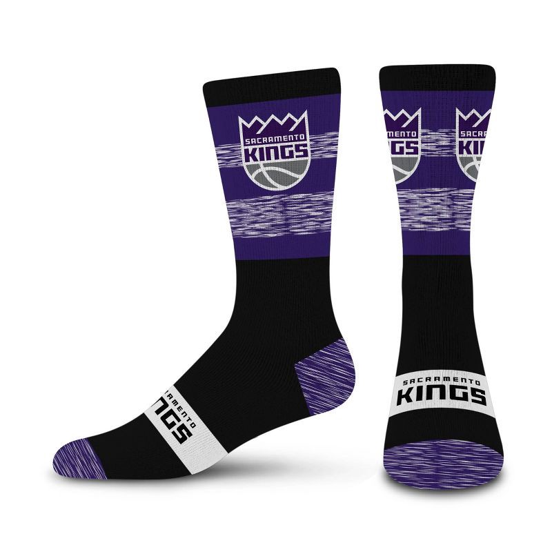 slide 1 of 3, NBA Sacramento Kings Mixer Crew Socks - Large, 1 ct