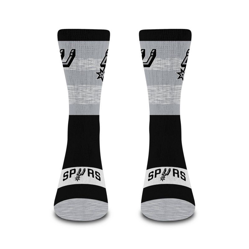 slide 2 of 3, NBA San Antonio Spurs Mixer Crew Socks - Large, 1 ct