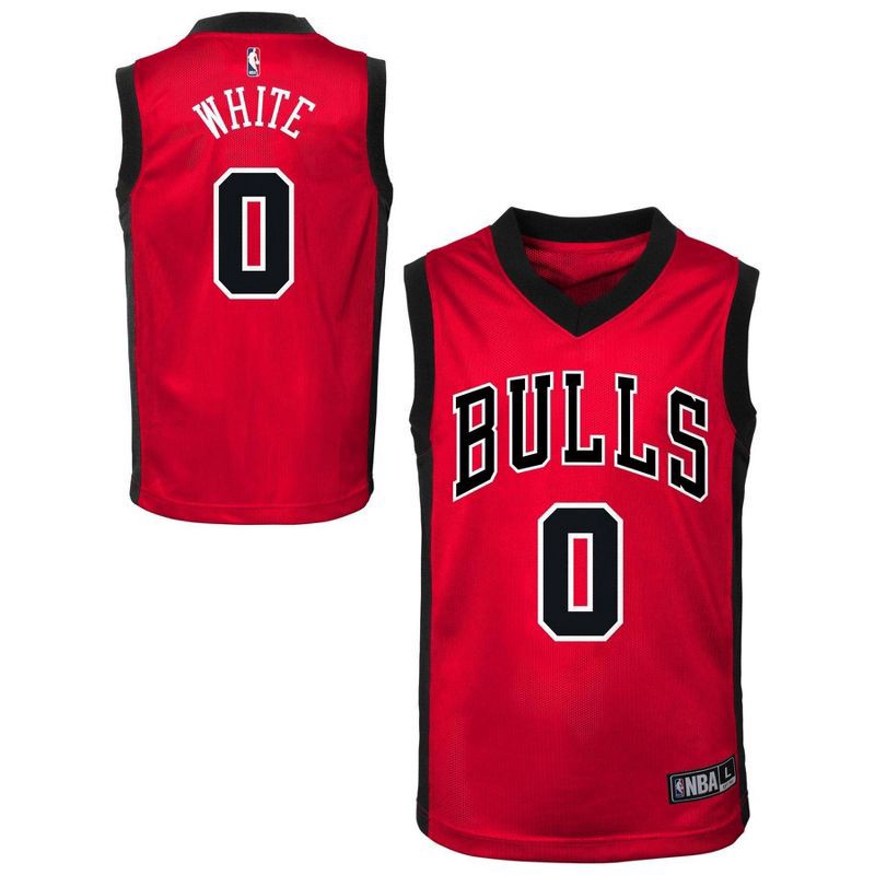 slide 1 of 3, NBA Chicago Bulls Toddler Coby White Jersey - 4T, 1 ct
