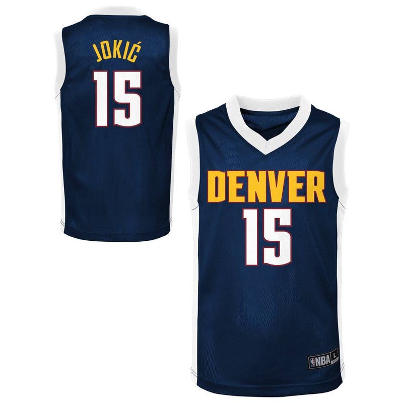 slide 1 of 3, NBA Denver Nuggets Toddler Nikola Jokić Jersey - 4T, 1 ct
