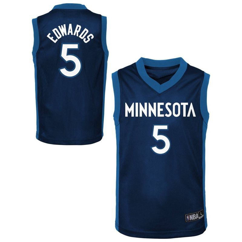 slide 1 of 3, NBA Minnesota Timberwolves Toddler Anthony Edwards Jersey - 3T, 1 ct