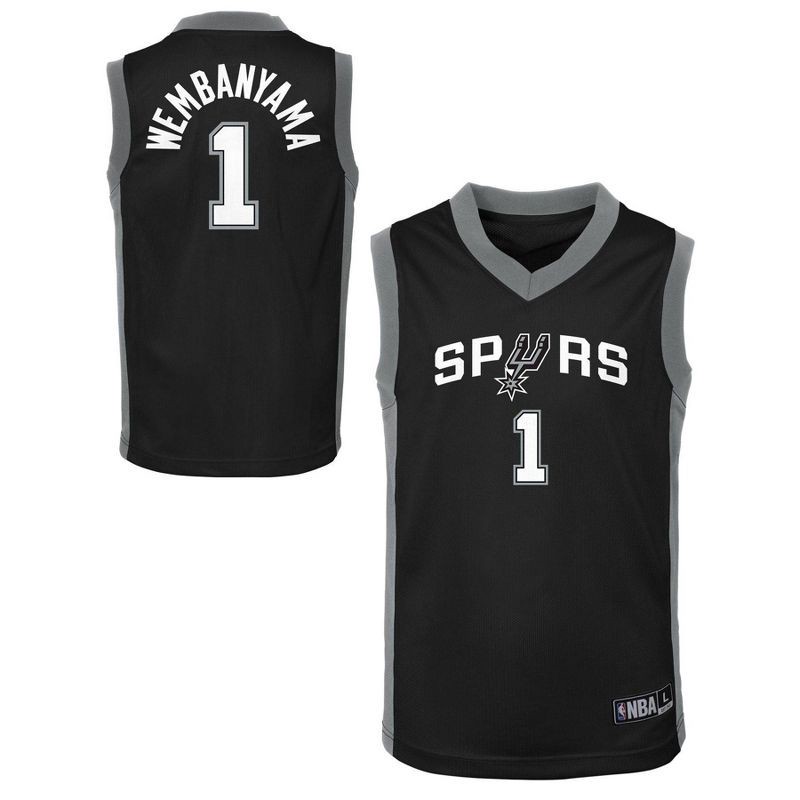 slide 1 of 3, NBA San Antonio Spurs Toddler Victor Wembanyama Jersey - 4T, 1 ct