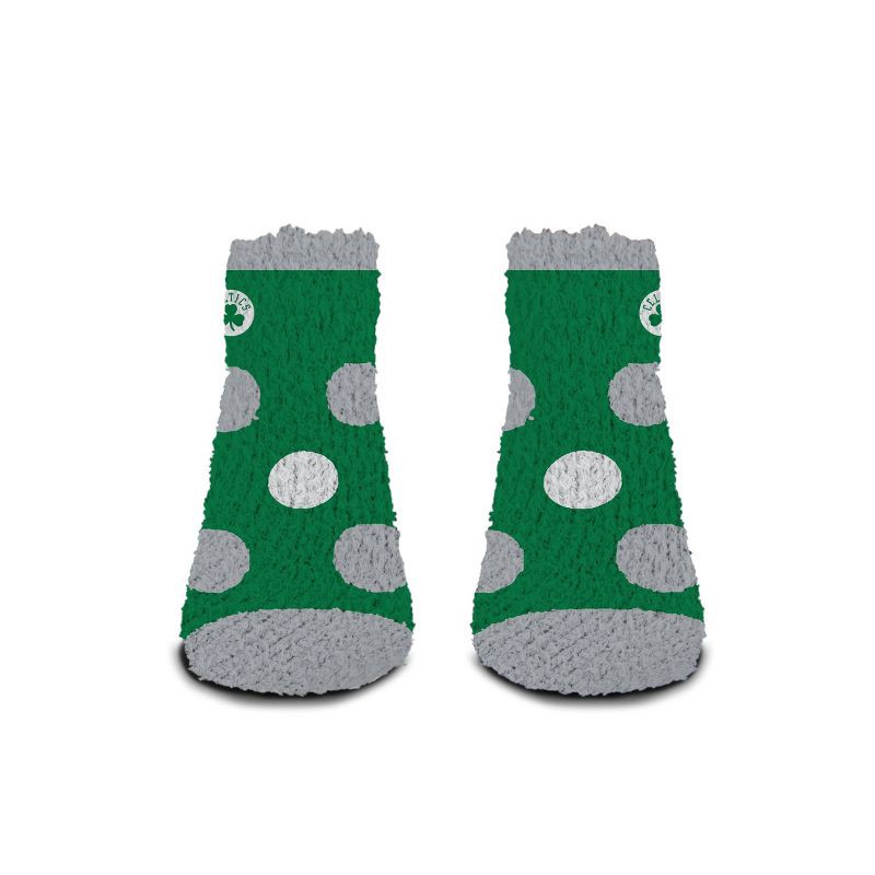 slide 2 of 3, NBA Boston Celtics Big Dot Fuzzy Socks, 1 ct