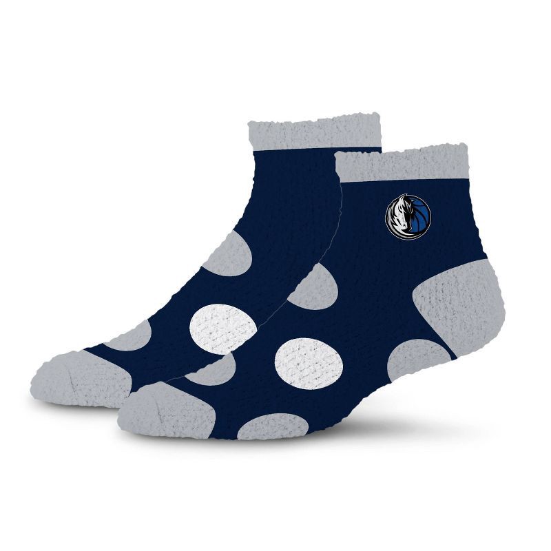 slide 1 of 3, NBA Dallas Mavericks Big Dot Fuzzy Socks, 1 ct