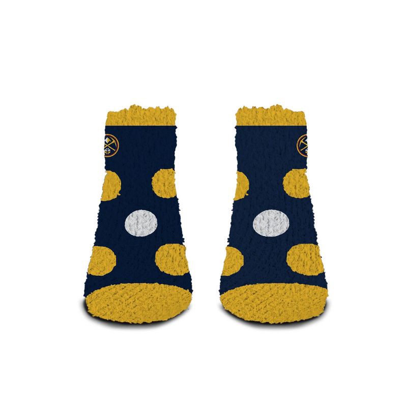 slide 2 of 3, NBA Denver Nuggets Big Dot Fuzzy Socks, 1 ct