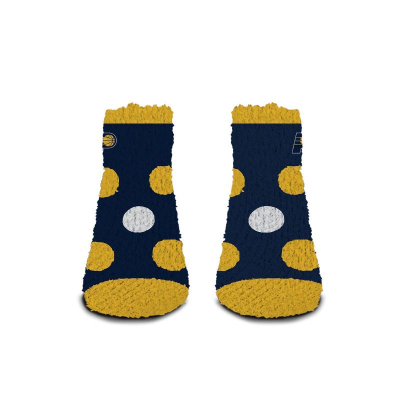 slide 2 of 3, NBA Indiana Pacers Big Dot Fuzzy Socks, 1 ct