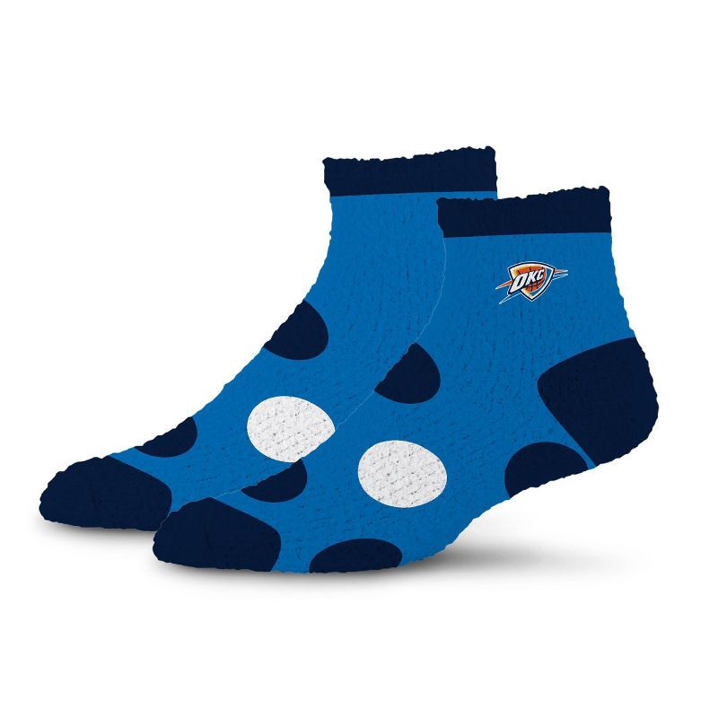 slide 1 of 3, NBA Oklahoma City Thunder Big Dot Fuzzy Socks, 1 ct
