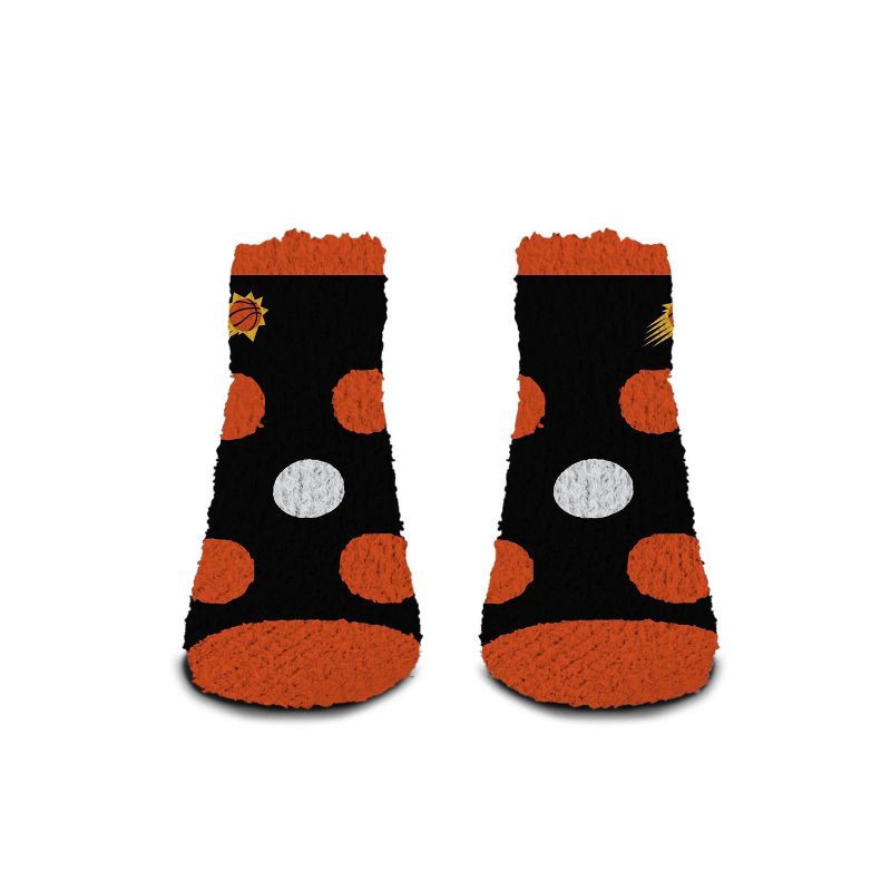 slide 2 of 3, NBA Phoenix Suns Big Dot Fuzzy Socks, 1 ct