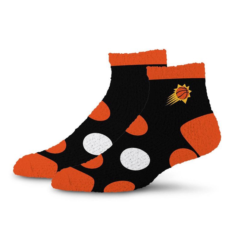 slide 1 of 3, NBA Phoenix Suns Big Dot Fuzzy Socks, 1 ct