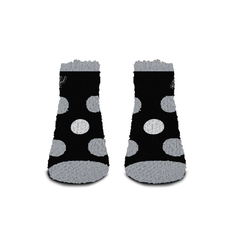 slide 2 of 3, NBA San Antonio Spurs Big Dot Fuzzy Socks, 1 ct