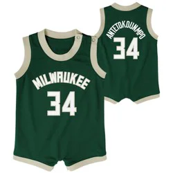 NBA Milwaukee Bucks Infant Giannis Antetokounmpo Bodysuit - 3-6 Months
