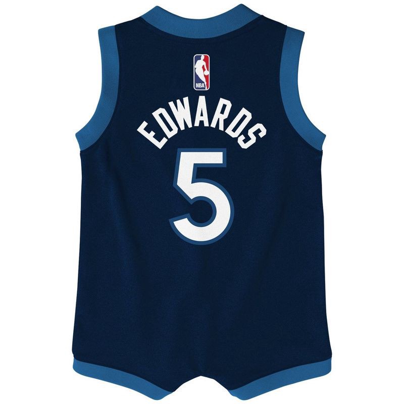 slide 3 of 3, NBA Minnesota Timberwolves Infant Anthony Edwards Bodysuit - 3-6 Months, 1 ct