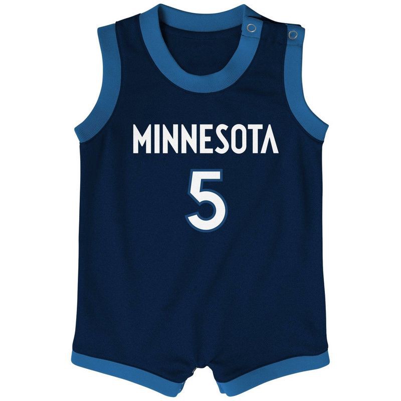 slide 2 of 3, NBA Minnesota Timberwolves Infant Anthony Edwards Bodysuit - 12 Months, 1 ct