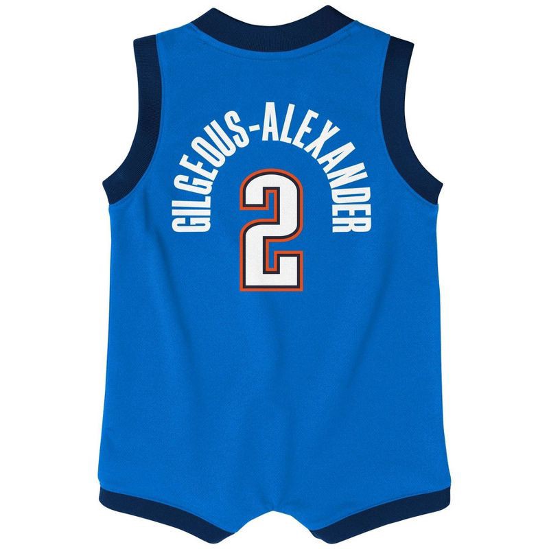 slide 3 of 3, NBA Oklahoma City Thunder Infant Shai Gilgeous-Alexander Bodysuit - 6-9 Months, 1 ct