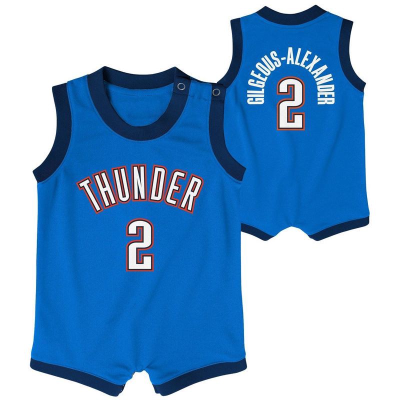 slide 1 of 3, NBA Oklahoma City Thunder Infant Shai Gilgeous-Alexander Bodysuit - 6-9 Months, 1 ct