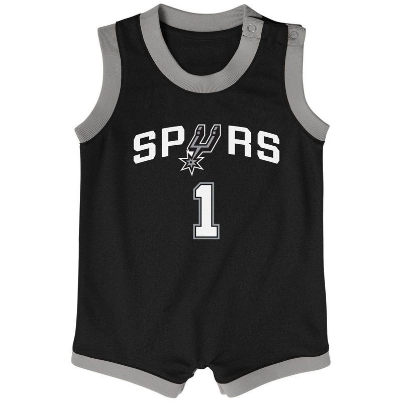 slide 2 of 3, NBA San Antonio Spurs Infant Victor Wembanyama Bodysuit - 0-3 Months, 1 ct