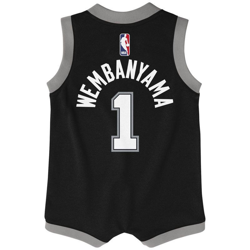 slide 3 of 3, NBA San Antonio Spurs Infant Victor Wembanyama Bodysuit - 6-9 Months, 1 ct