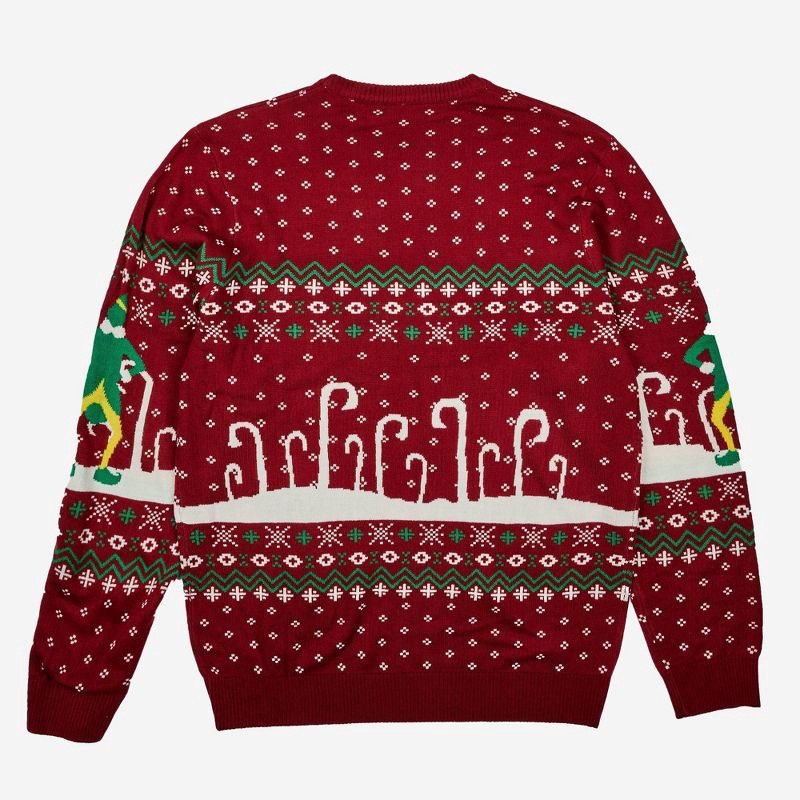 slide 2 of 3, Men's Elf Pullover Sweater - Red M, 1 ct