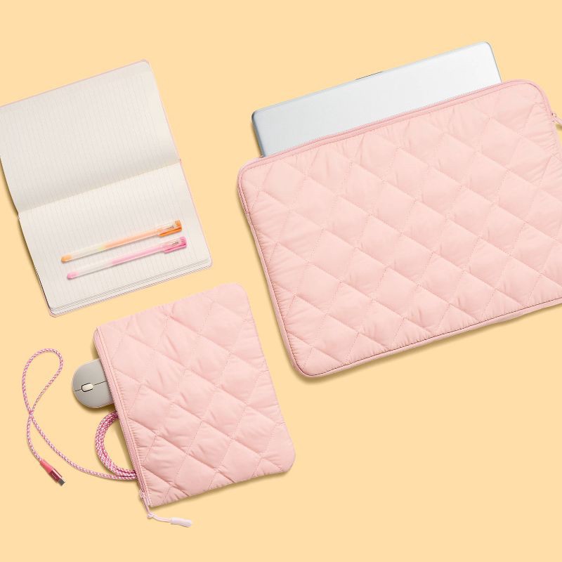 slide 2 of 3, Laptop Case and Small Pouch Pink - up&up™, 1 ct