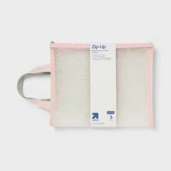Medium Size Set of Mesh Zip Pouches - up&up™