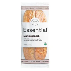 The Essential Baking Company Take & Bake Organic Garlic Bread - 16oz