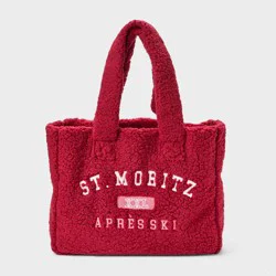 Girls' "St. Moritz" Tote Bag - Red