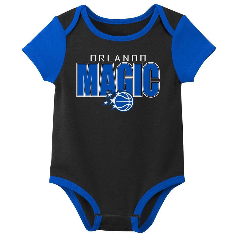 slide 2 of 4, NBA Orlando Magic Infant 3pk Bodysuit Set - 0-3 Months, 3 ct