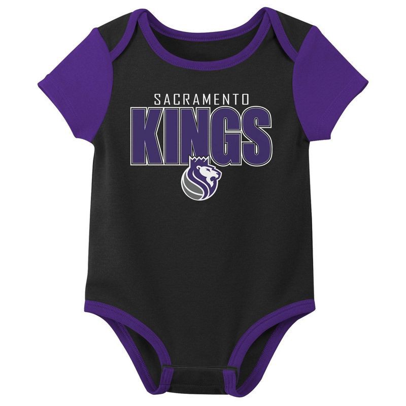 slide 2 of 4, NBA Sacramento Kings Infant 3pk Bodysuit Set - 18 Months, 3 ct