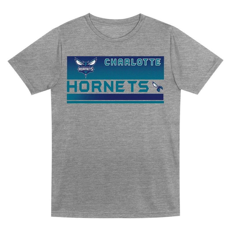 slide 2 of 3, NBA Charlotte Hornets Toddler 2pk Gray T-Shirt Set - 4T, 2 ct