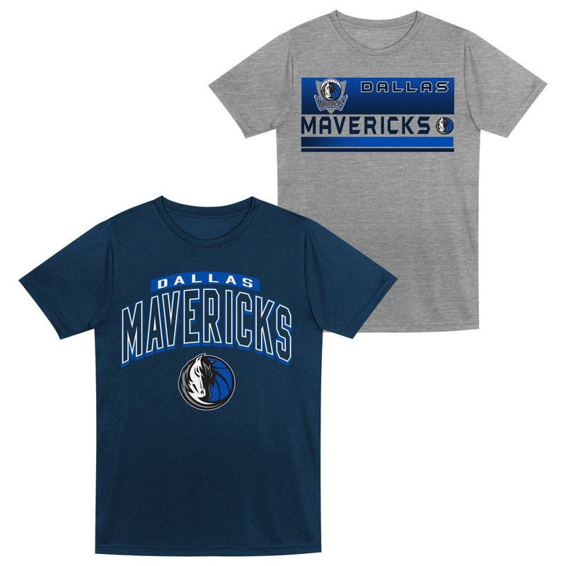 slide 1 of 3, NBA Dallas Mavericks Toddler 2pk Gray T-Shirt Set - 3T, 2 ct