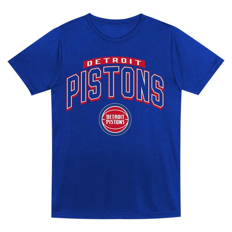 slide 3 of 3, NBA Detroit Pistons Toddler 2pk Gray T-Shirt Set - 4T, 2 ct