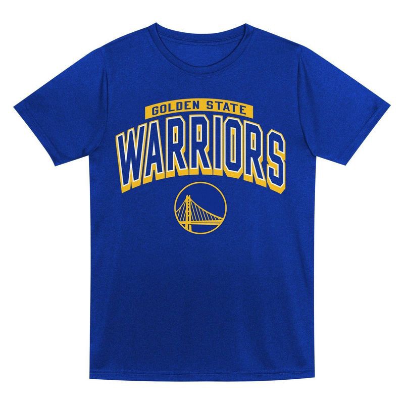 slide 3 of 3, NBA Golden State Warriors Toddler 2pk Gray T-Shirt Set - 4T, 2 ct
