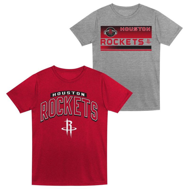 slide 1 of 3, NBA Houston Rockets Toddler 2pk Gray T-Shirt Set - 3T, 2 ct